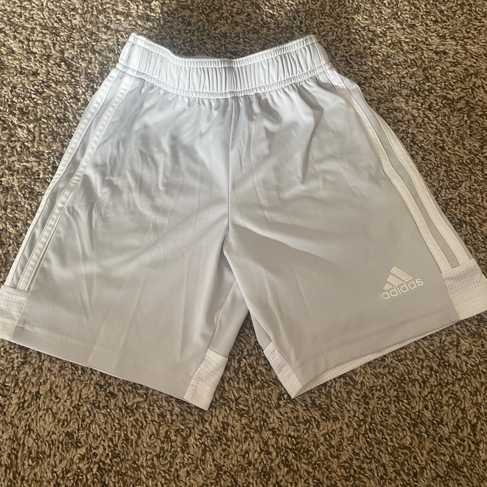 Adidas Men's Light Gray Athletic Shorts